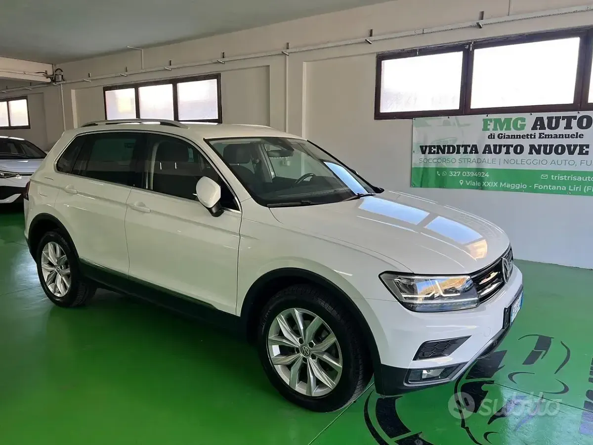 Usata VW Tiguan Executive 150 CV (110 kW) 2017 Bianco SUV