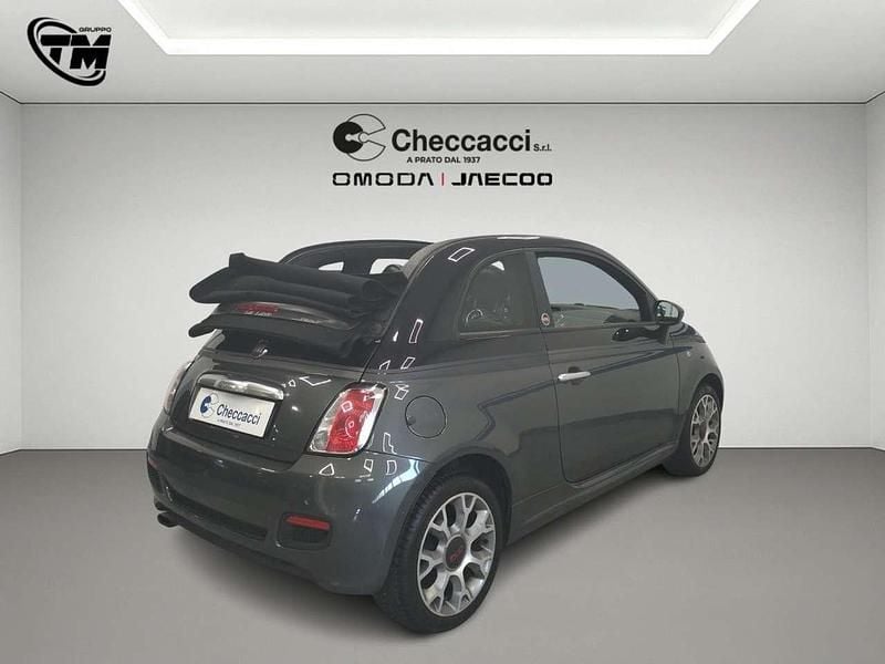Usata Fiat 500C 69 CV (50 kW) 2014 Grigio Cabrio