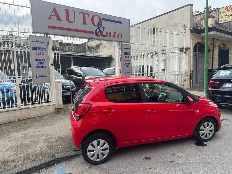 Usata Citroën C1 Feel 81 CV (59 kW) 2014 Rosso Utilitaria