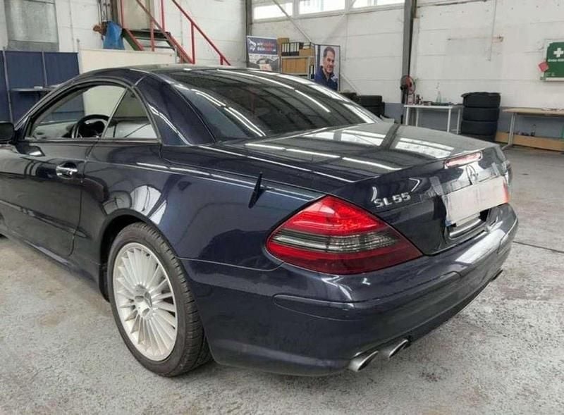 Usata Mercedes SL55 AMG AMG 500 CV (367 kW) 2003 Blu/azzurro Cabrio