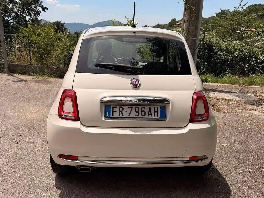 Usata Fiat 500 Lounge 95 CV (69 kW) 2018 Bianco Utilitaria