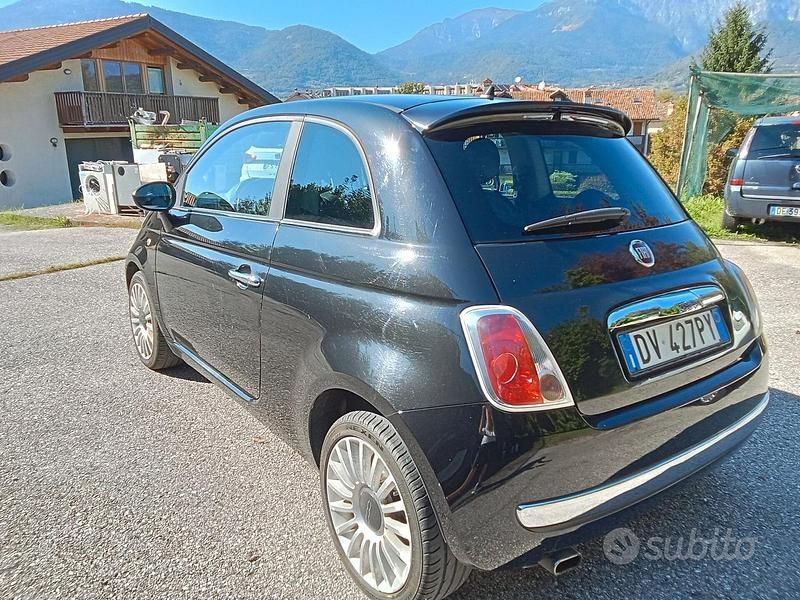 Usata Fiat 500 Sport 100 CV (73 kW) 2009 Nero Cabrio