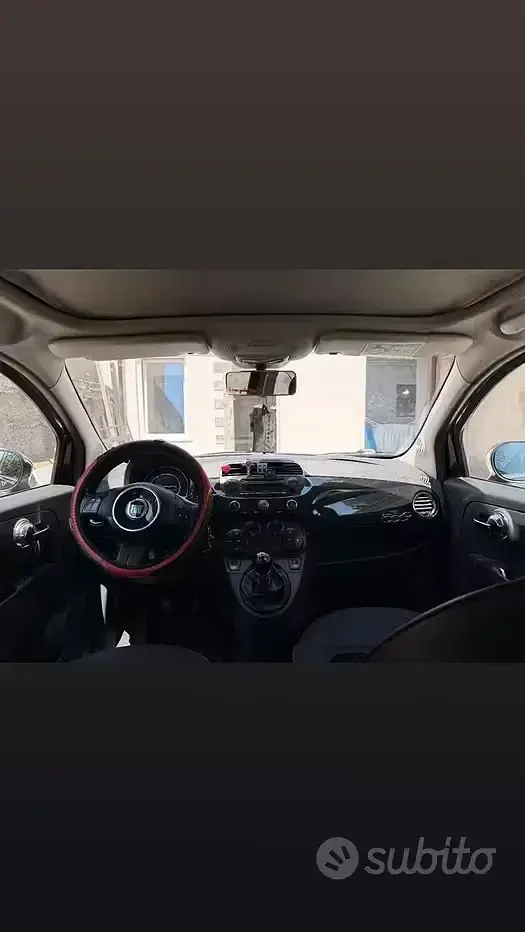 Usata Fiat 500 69 CV (50 kW) 2015 Nero Cabrio