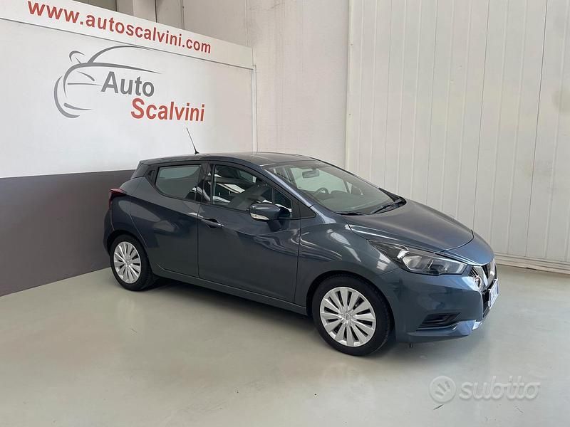 Grigio Usata 2022 Nissan Micra Acenta Due volumi | 10.900 € (Buon prezzo) - Immagine 1/4