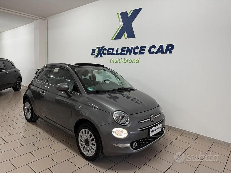 Usata Fiat 500C Lounge 69 CV (50 kW) 2016 Grigio Cabrio