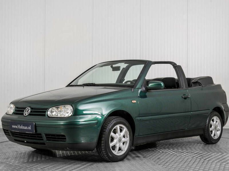 Verde Usata 1998 VW Golf Cabriolet Trendline Cabrio | 5900 € (Buon prezzo) - Immagine 1/4