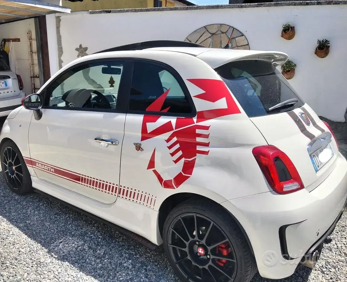Usata Fiat 500 Abarth 135 CV (99 kW) 2010 Bianco Berlina