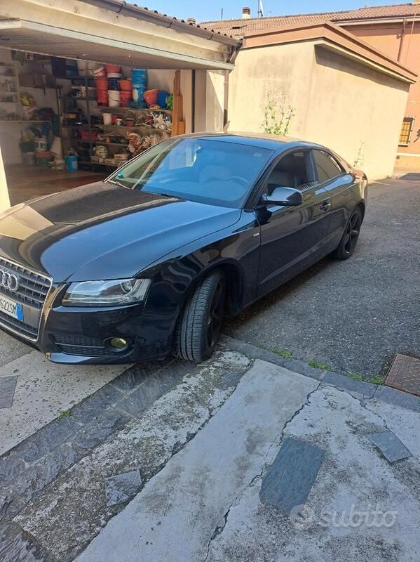 Usata Audi A5 S-Line 211 CV (155 kW) 2010 Nero Coupé