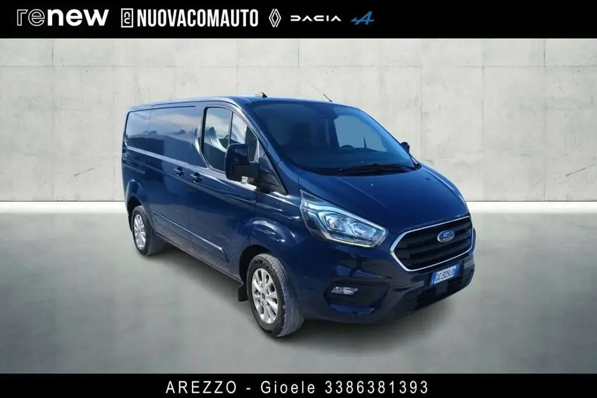 Usata Ford Transit Custom Titanium 170 CV (125 kW) 2021 Blu Furgone