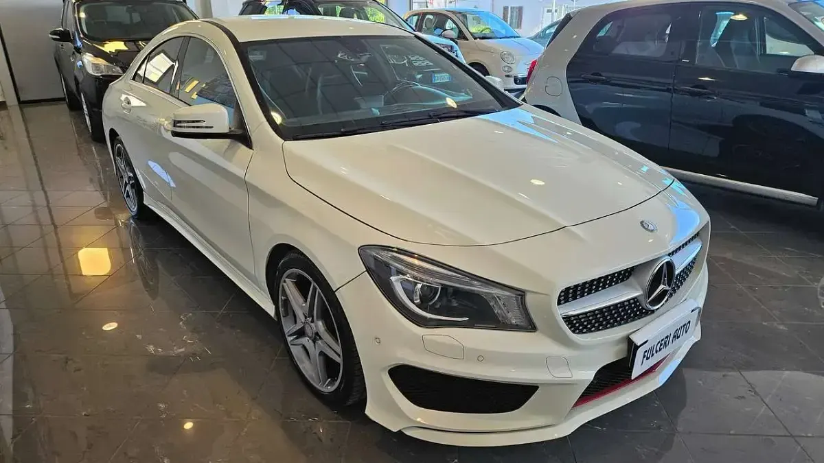 Usata Mercedes CLA250 Premium 211 CV (155 kW) 2014 Bianco Berlina