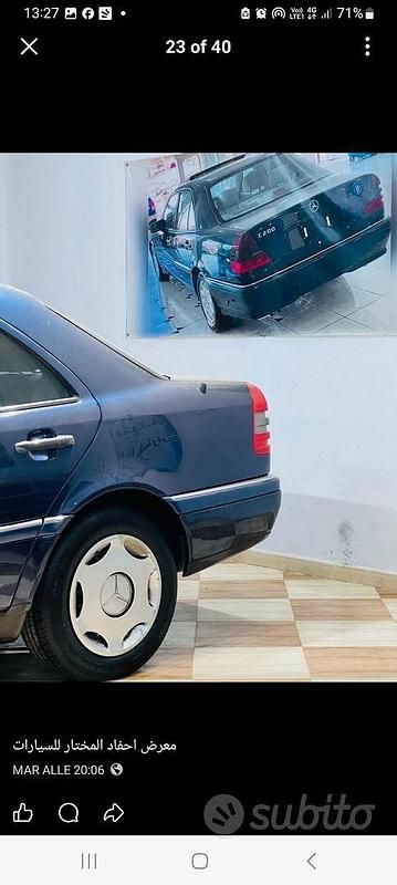 Usata Mercedes C220 150 CV (110 kW) 1999 Blu Berlina