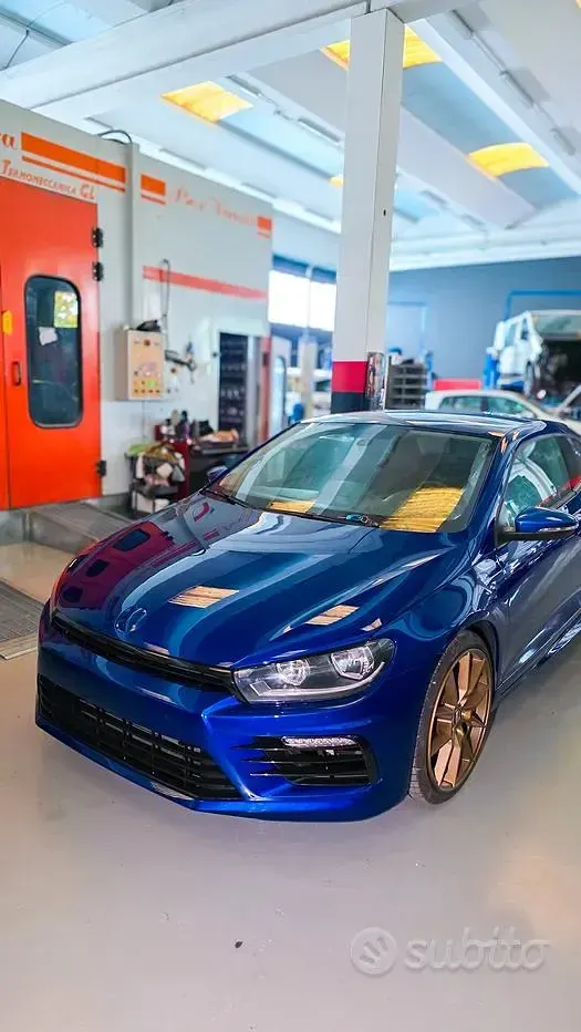 Usata VW Scirocco 122 CV (89 kW) 2015 Blu Coupé