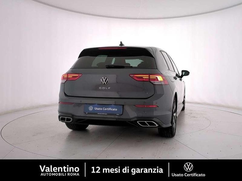 Usata VW Golf VIII R-line 131 CV (96 kW) 2023 Grigio Utilitaria