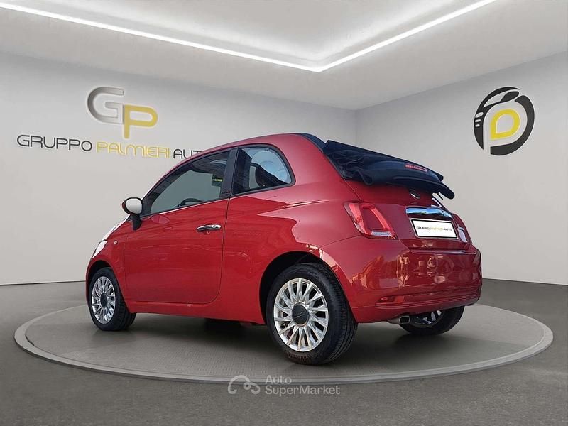 Usata Fiat 500C Lounge 69 CV (50 kW) 2021 Rosso Cabrio