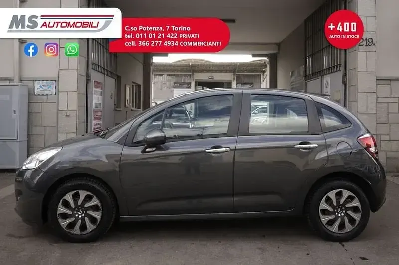 Usata Citroën C3 PureTech 68 CV (50 kW) 2015 Grigio Utilitaria