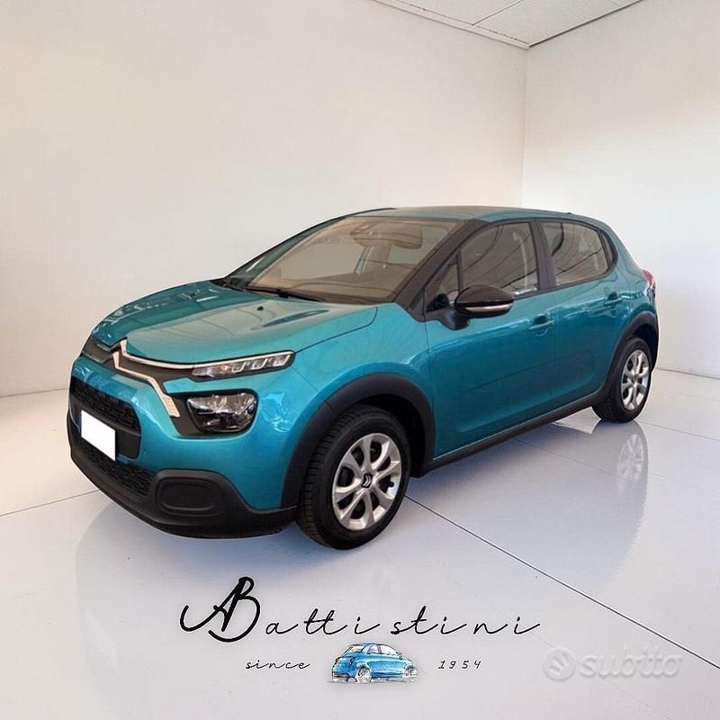 Usata Citroën C3 Feel 82 CV (60 kW) 2022 Blu Utilitaria