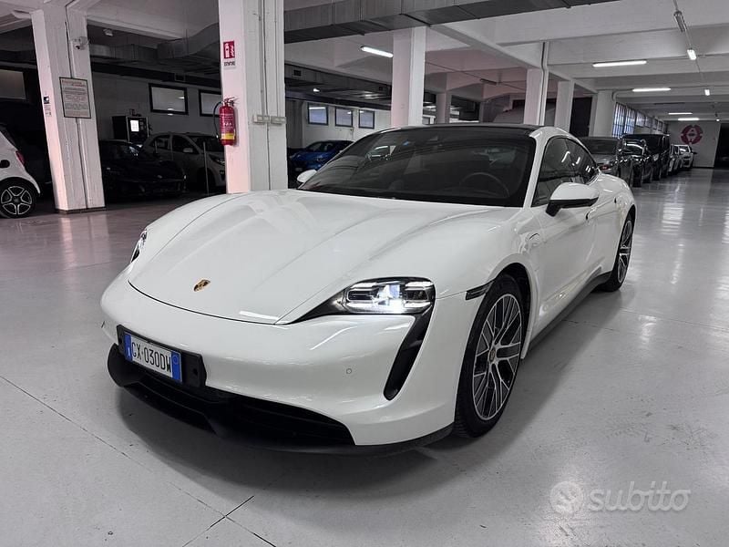 Usata Porsche Taycan 4S 400 kW (544 CV) 2021 Bianco Berlina