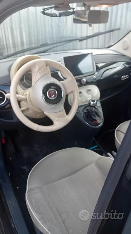 Usata Fiat 500 75 CV (55 kW) 2011 Nero Coupé