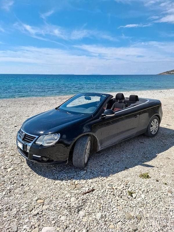 Usata VW Eos 140 CV (102 kW) 2008 Nero Cabrio