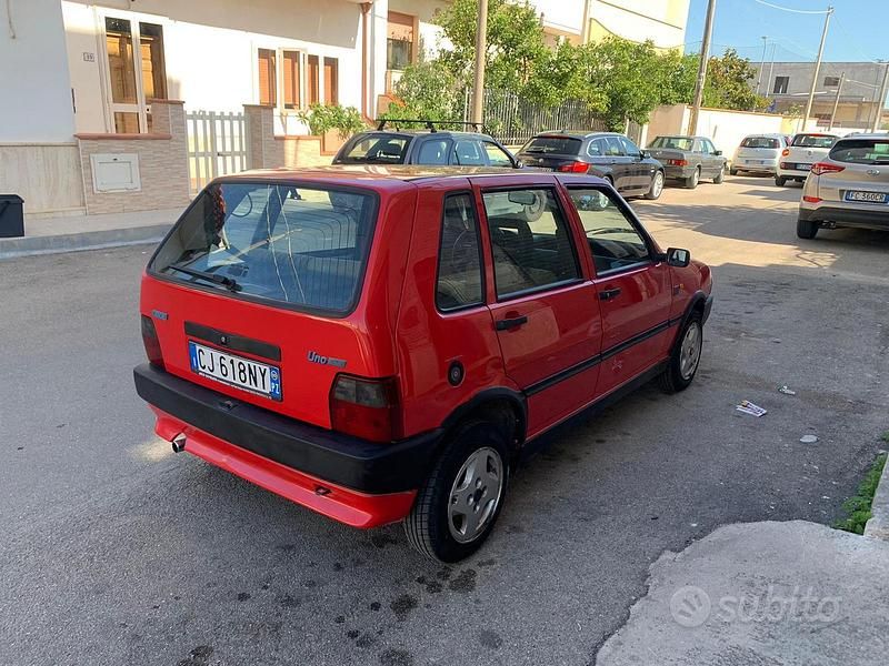 Usata Fiat Uno 75 CV (55 kW) 1993 Rosso Utilitaria