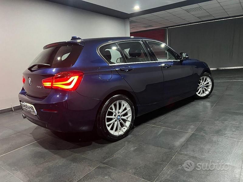 Usata BMW 116 Sport Line 116 CV (85 kW) 2016 Blu Utilitaria