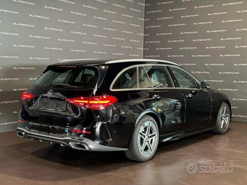 Usata Mercedes C220 AMG line 200 CV (147 kW) 2024 Nero Station wagon