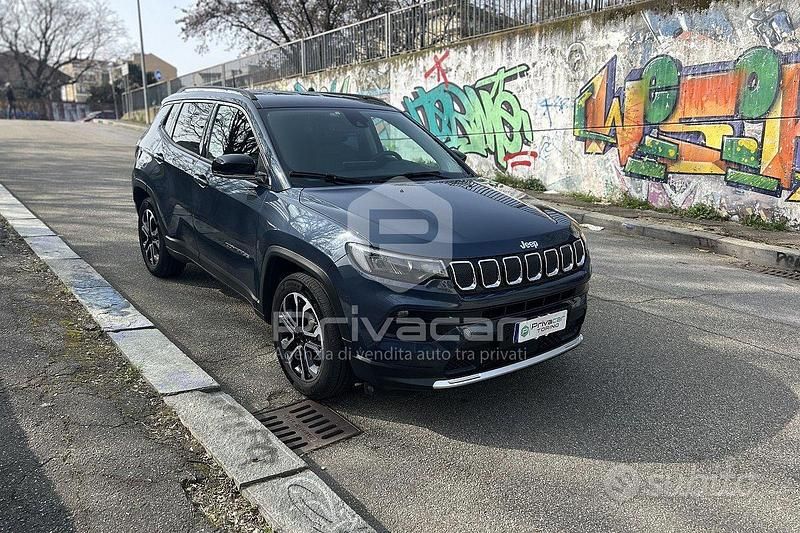 Usata Jeep Compass Limited 131 CV (96 kW) 2021 Blu SUV