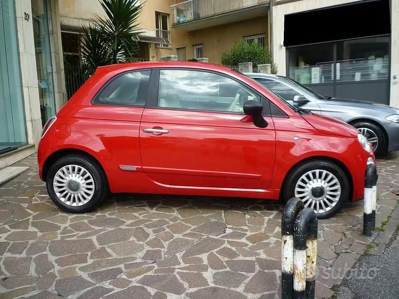 Käytetty Fiat 500 Pop Star 69 HP (50 kW) 2009 Punainen Avoauto