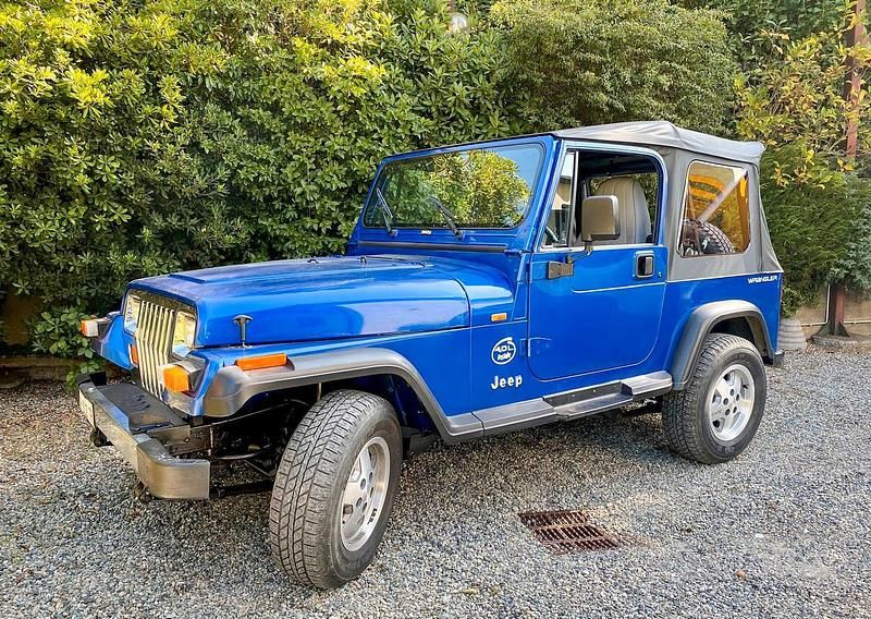 Usata Jeep Wrangler 184 CV (135 kW) 1995 Blu SUV