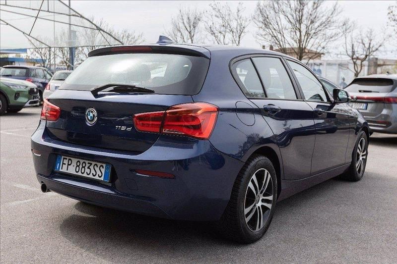Usata BMW 116 116 CV (85 kW) 2018 Blu Utilitaria
