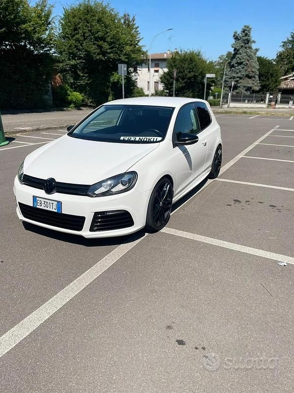 Usata VW Golf VI 160 CV (117 kW) 2010 Bianco Utilitaria