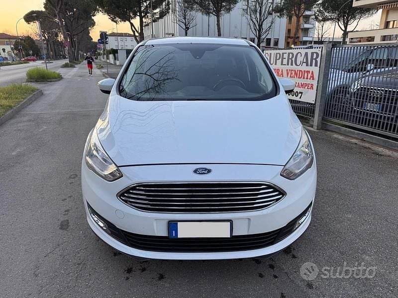 Usata Ford C-MAX 120 CV (88 kW) 2017 Bianco Monovolume