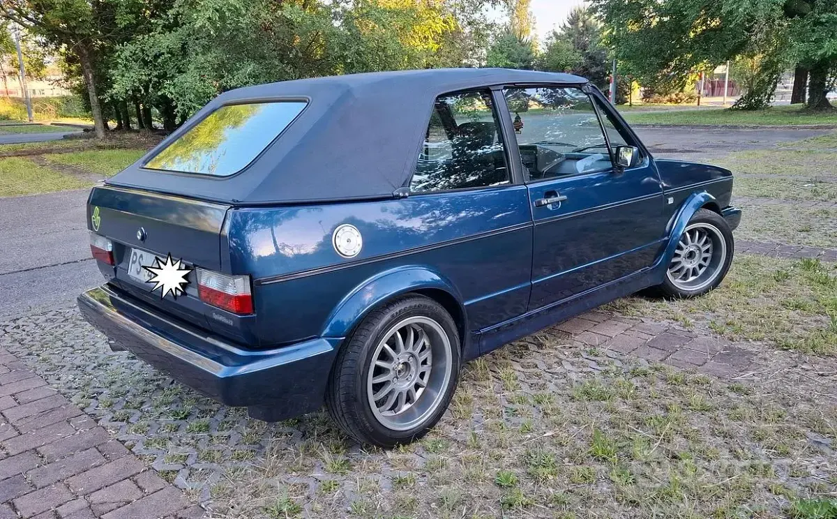 Usata VW Golf Cabriolet 73 CV (53 kW) 1992 Blu Cabrio