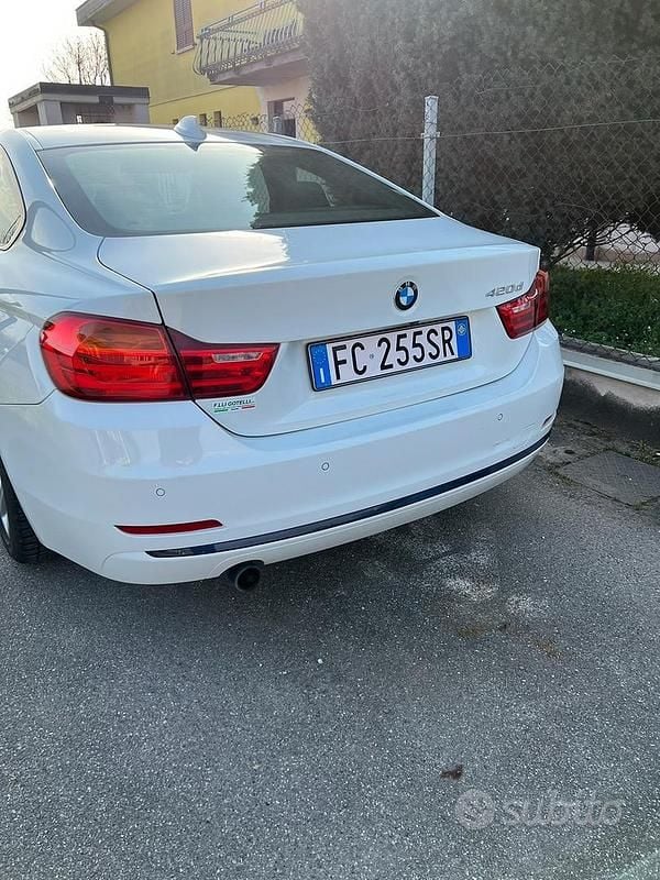 Usata BMW 420 Sport Line 184 CV (135 kW) 2014 Bianco Coupé