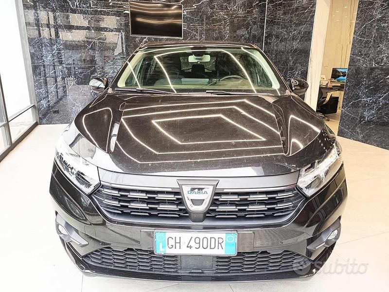 Usata Dacia Sandero Expression 101 CV (74 kW) 2022 Nero Berlina