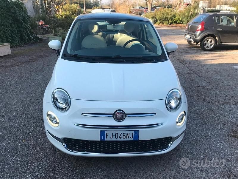 Usata Fiat 500 Lounge 69 CV (50 kW) 2017 Bianco Berlina