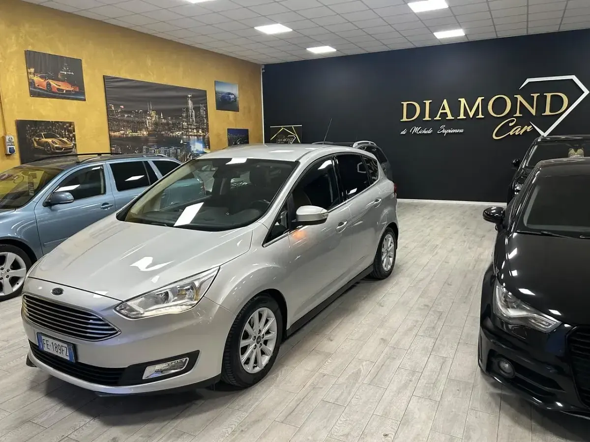 Usata Ford C-MAX Titanium 150 CV (110 kW) 2016 Argento Monovolume