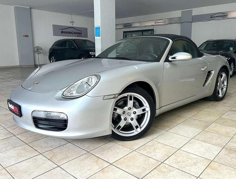 Usata Porsche Boxster 239 CV (175 kW) 2005 Argento Cabrio