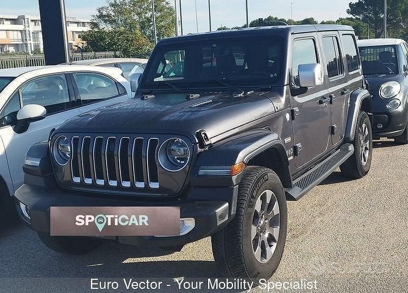 Usata Jeep Wrangler Sahara 272 CV (200 kW) 2020 Grigio SUV