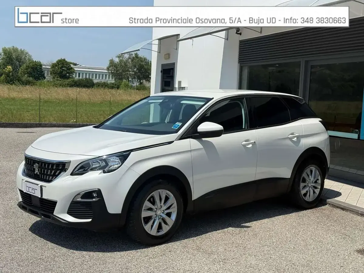 Usata Peugeot 3008 Active 120 CV (88 kW) 2017 Bianco SUV