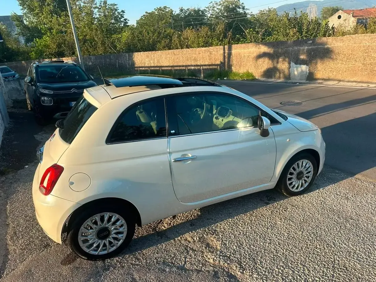 Usata Fiat 500 Lounge 95 CV (69 kW) 2016 Bianco Berlina