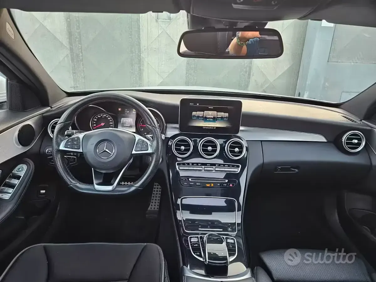 Usata Mercedes C220 170 CV (125 kW) 2017 Bianco Station wagon