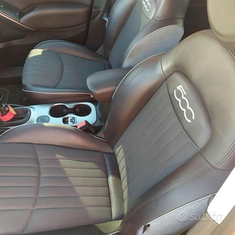 Usata Fiat 500 Lounge 95 CV (69 kW) 2018 Rosso Berlina