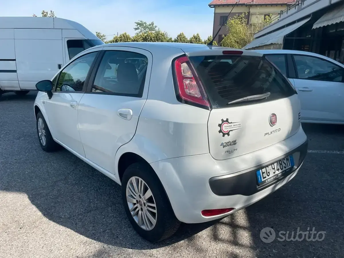 Usata Fiat Punto Evo Dynamic 70 CV (51 kW) 2011 Bianco Utilitaria