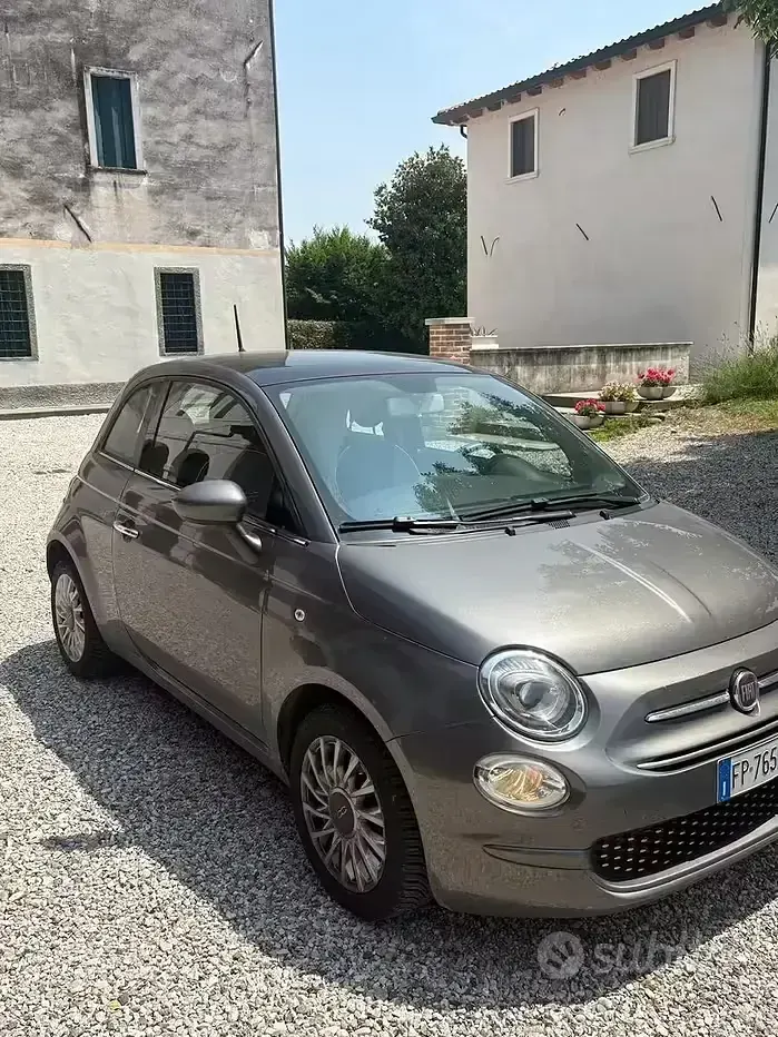 Usata Fiat 500 69 CV (50 kW) 2018 Grigio Berlina