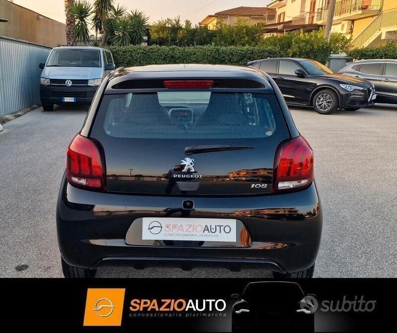 Begagnad Peugeot 108 72 HK (52 kW) 2020 Svart Halvkombi