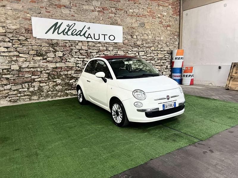Usata Fiat 500 Lounge 69 CV (50 kW) 2014 Bianco Cabrio