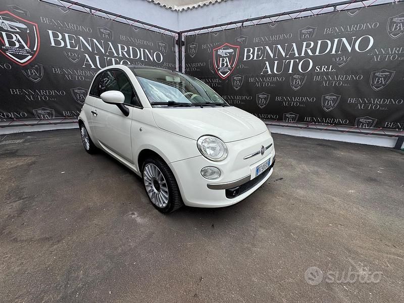 Usata Fiat 500 69 CV (50 kW) 2009 Bianco Cabrio