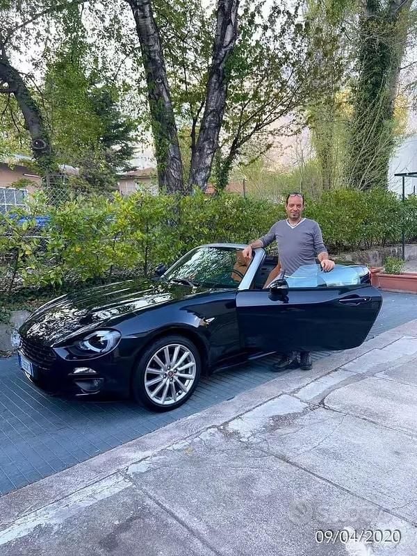 Usata Fiat 124 Spider 140 CV (102 kW) 2017 Nero Cabrio