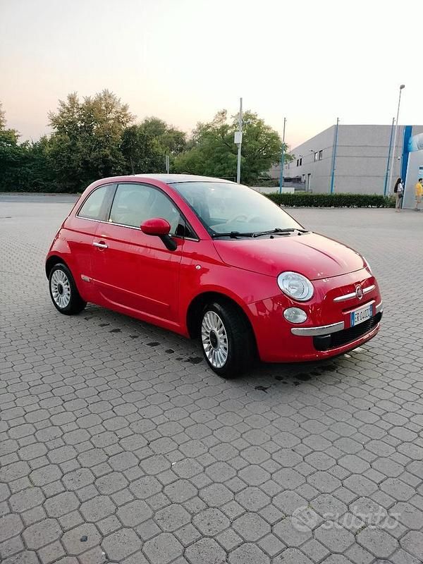 Usata Fiat 500 Lounge 69 CV (50 kW) 2013 Rosso